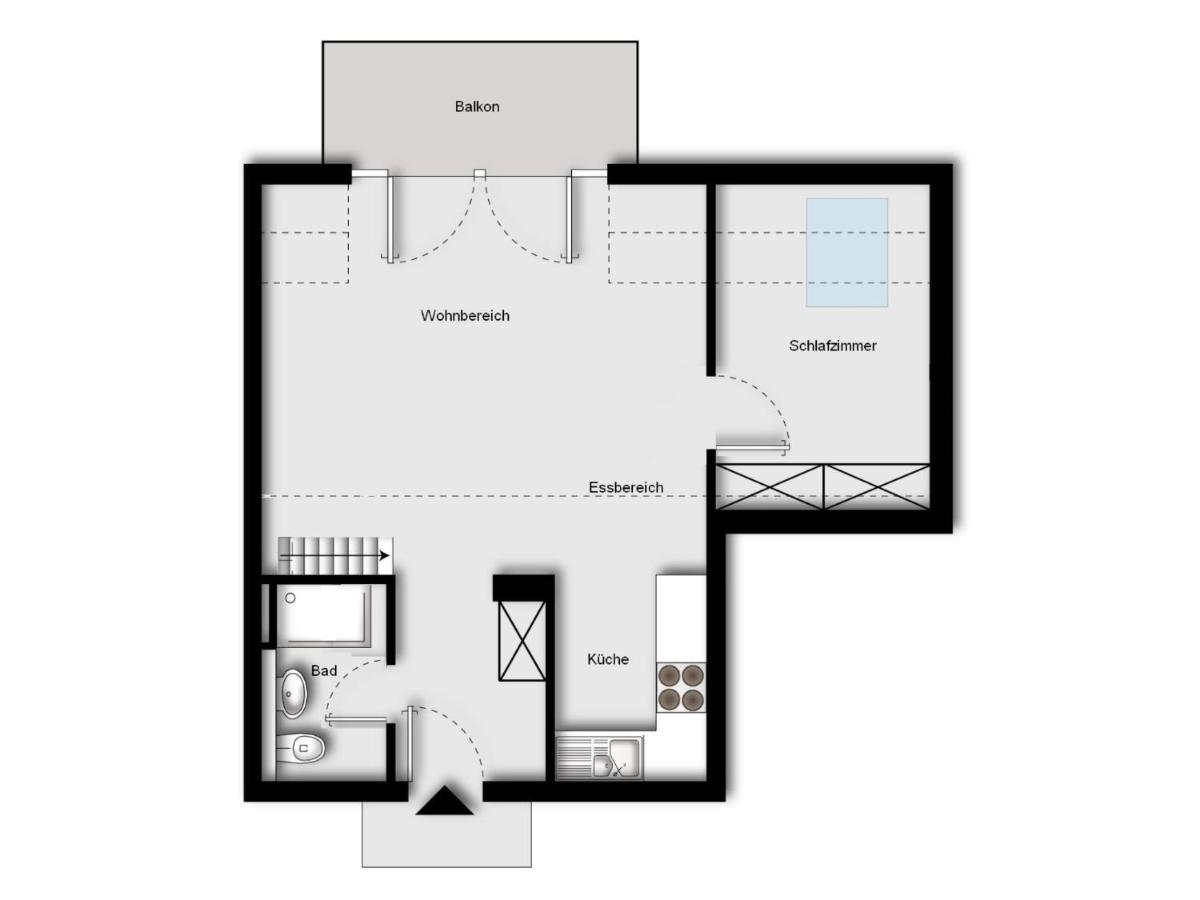 Residenz Am Strand Wohnung 1-17 Zingst Eksteriør billede